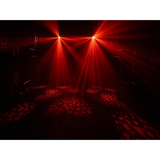 EUROLITE GoFlow 100: Gobo Flower LED Professionale con Effetti Stroboscopici