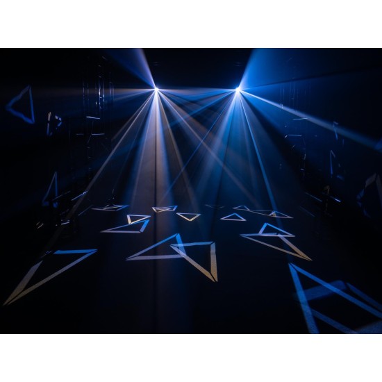 EUROLITE GoFlow 100: Gobo Flower LED Professionale con Effetti Stroboscopici