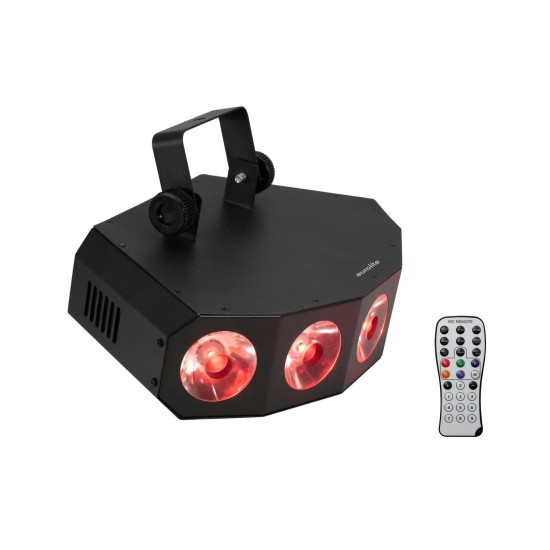 EUROLITE LED SCY-500 QCL: Proiettore a Fasci Luminosi RGBW per Effetti Scenografici