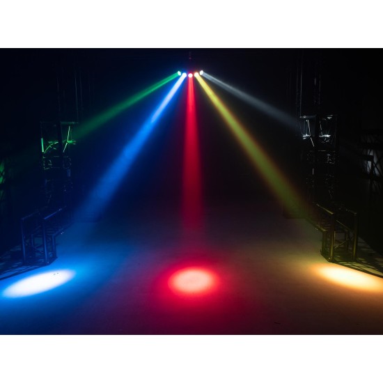 EUROLITE LED SCY-500 QCL: Proiettore a Fasci Luminosi RGBW per Effetti Scenografici