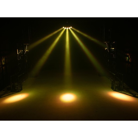 EUROLITE LED SCY-500 QCL: Proiettore a Fasci Luminosi RGBW per Effetti Scenografici