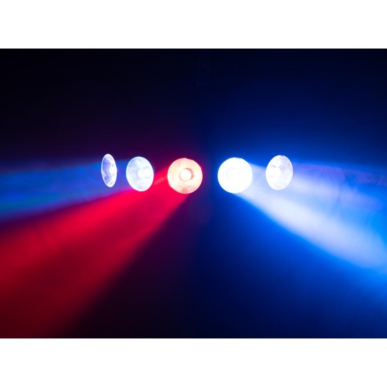 EUROLITE LED SCY-500 QCL: Proiettore a Fasci Luminosi RGBW per Effetti Scenografici