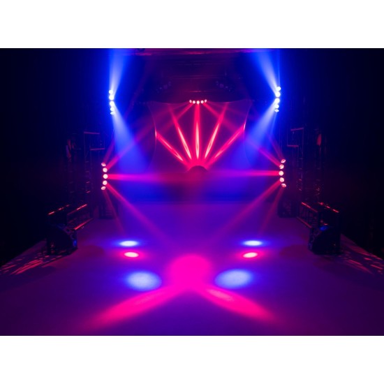 EUROLITE LED SCY-500 QCL: Proiettore a Fasci Luminosi RGBW per Effetti Scenografici