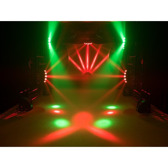 EUROLITE LED SCY-500 QCL: Proiettore a Fasci Luminosi RGBW per Effetti Scenografici