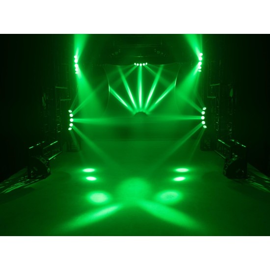 EUROLITE LED SCY-500 QCL: Proiettore a Fasci Luminosi RGBW per Effetti Scenografici