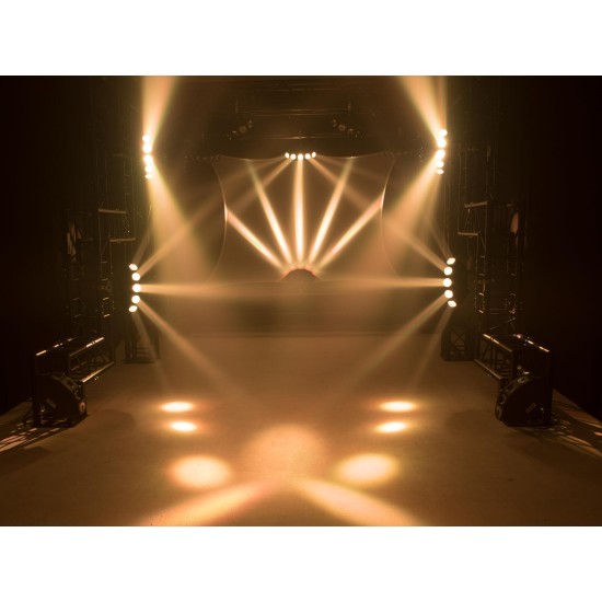 EUROLITE LED SCY-500 QCL: Proiettore a Fasci Luminosi RGBW per Effetti Scenografici