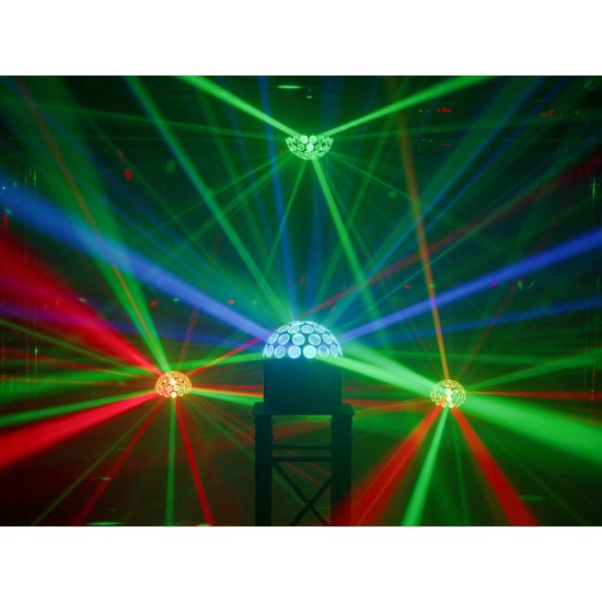 EUROLITE PowerDome 200 RGBW - Proiettore LED da Palco con Controllo DMX
