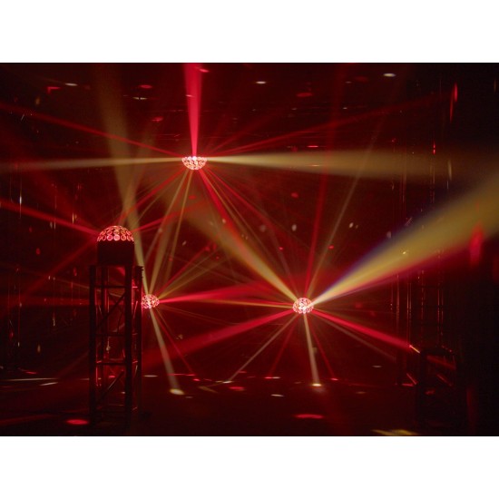 EUROLITE PowerDome 200 RGBW - Proiettore LED da Palco con Controllo DMX