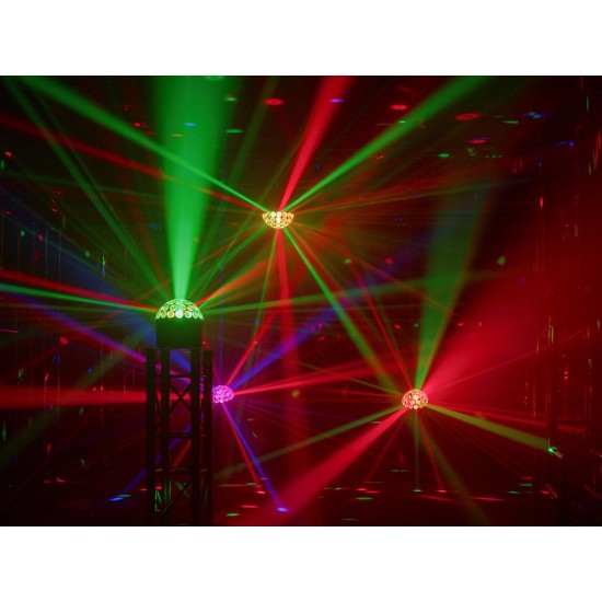 EUROLITE PowerDome 200 RGBW - Proiettore LED da Palco con Controllo DMX