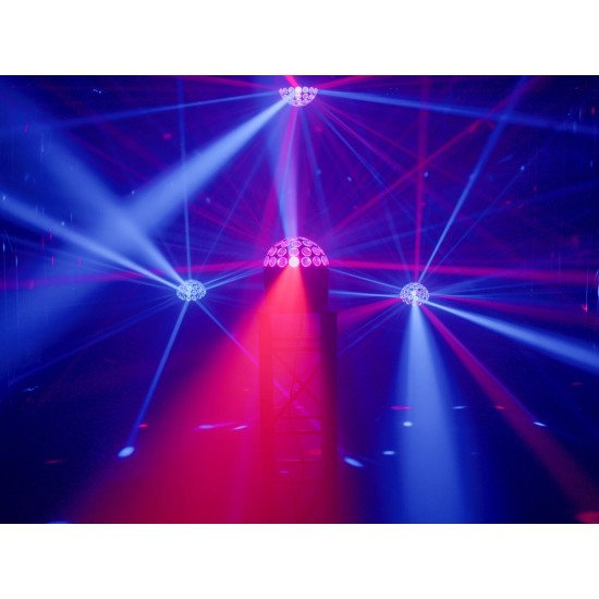 EUROLITE PowerDome 200 RGBW - Proiettore LED da Palco con Controllo DMX