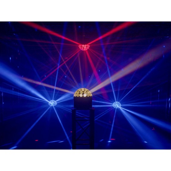 EUROLITE PowerDome 200 RGBW - Proiettore LED da Palco con Controllo DMX