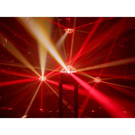 EUROLITE PowerDome 200 RGBW - Proiettore LED da Palco con Controllo DMX