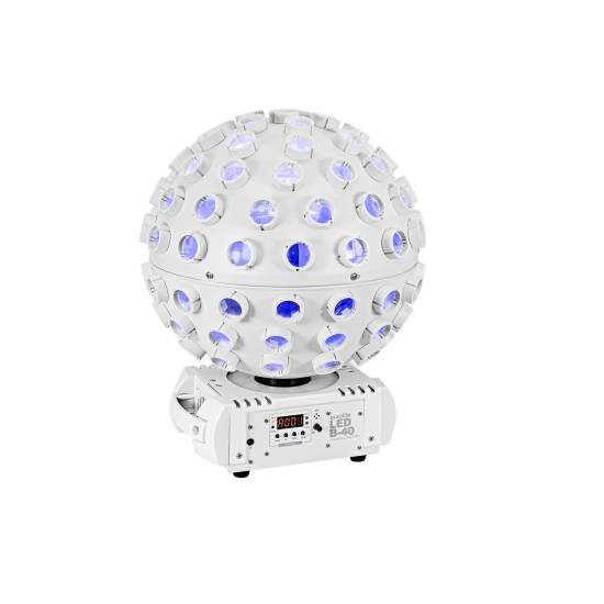 Effetto Luce LED EUROLITE B-40 HCL MK2 Bianco con 5x10W RGBWA+UV, DMX, Telecomando e Show Integrati