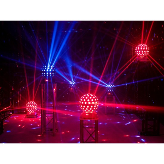 Effetto Luce LED EUROLITE B-40 HCL MK2 Bianco con 5x10W RGBWA+UV, DMX, Telecomando e Show Integrati