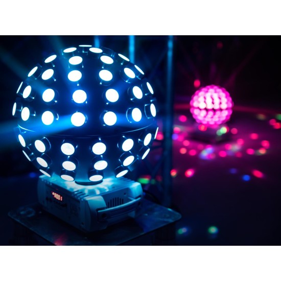 Effetto Luce LED EUROLITE B-40 HCL MK2 Bianco con 5x10W RGBWA+UV, DMX, Telecomando e Show Integrati