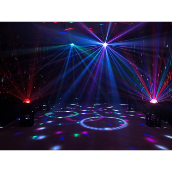 EUROLITE LED BC-4: Proiettore LED a Fasci Luminosi RGBW per Effetti Speciali