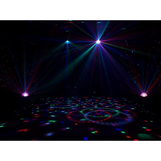 EUROLITE LED BC-4: Proiettore LED a Fasci Luminosi RGBW per Effetti Speciali