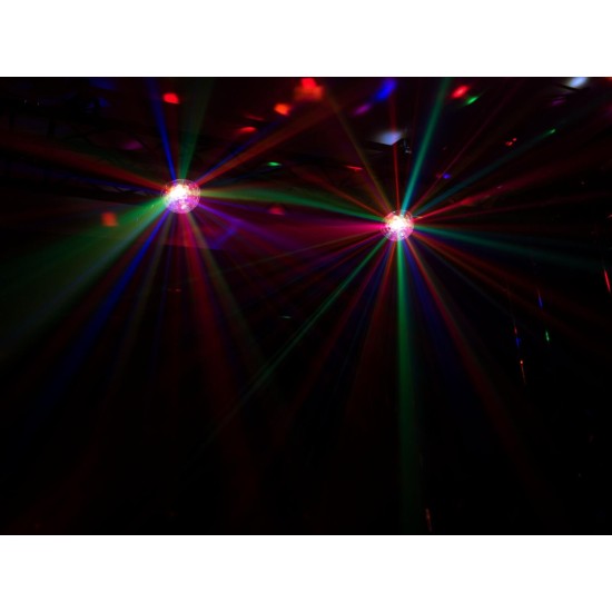 EUROLITE LED BC-4: Proiettore LED a Fasci Luminosi RGBW per Effetti Speciali