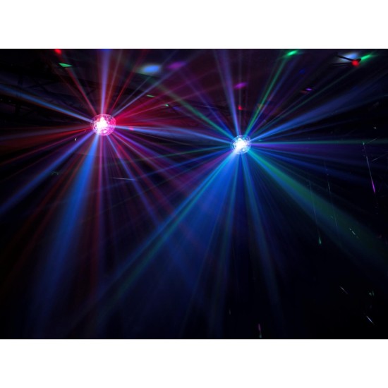 EUROLITE LED BC-4: Proiettore LED a Fasci Luminosi RGBW per Effetti Speciali