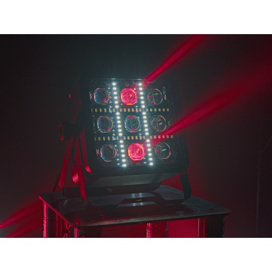 EUROLITE LED BP-9 Panel: Faretti RGBW+CW con Strobe e DMX