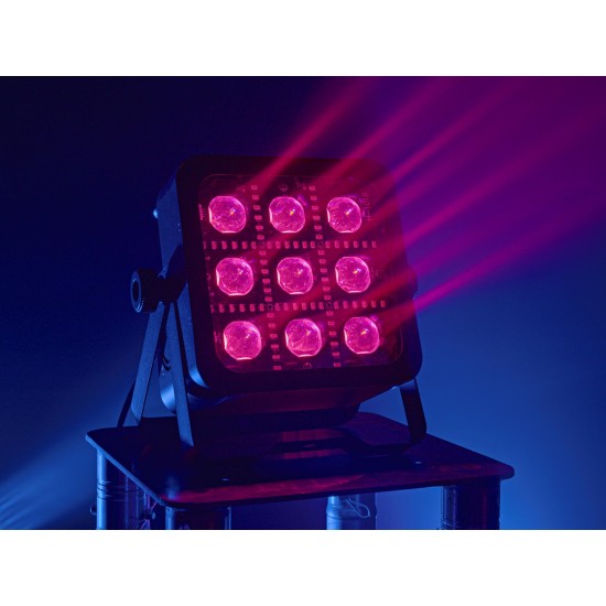 EUROLITE LED BP-9 Panel: Faretti RGBW+CW con Strobe e DMX