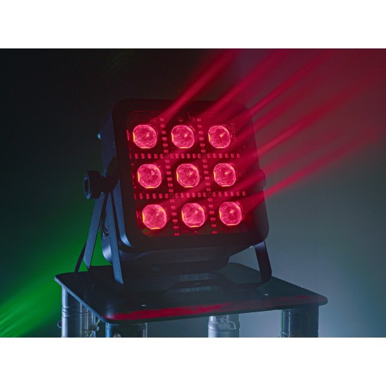 EUROLITE LED BP-9 Panel: Faretti RGBW+CW con Strobe e DMX