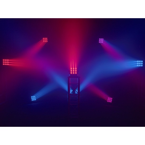 EUROLITE LED BP-9 Panel: Faretti RGBW+CW con Strobe e DMX
