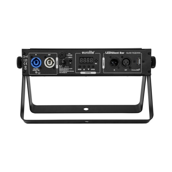 EUROLITE LED Silent Bar: Proiettore LED RGB/WW 16x4W per Illuminazione Scenografica Professionale