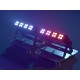 EUROLITE LED Silent Bar: Proiettore LED RGB/WW 16x4W per Illuminazione Scenografica Professionale