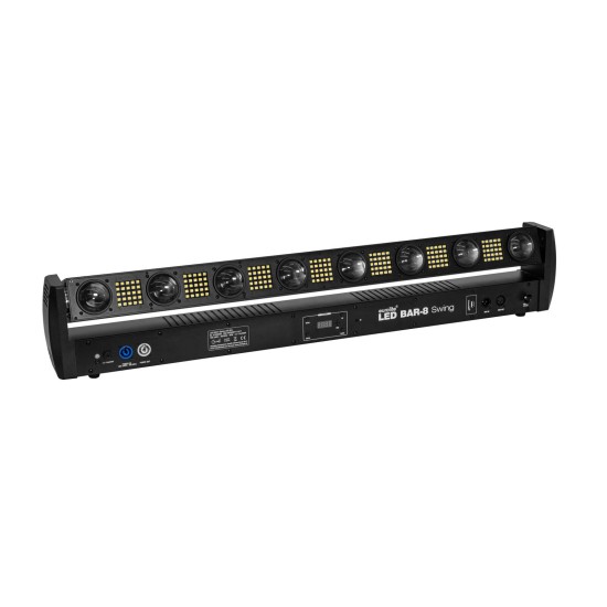EUROLITE LED BAR-8 Swing QCL: Barra Effetto Luce Professionale con 8 Beams e Strobe