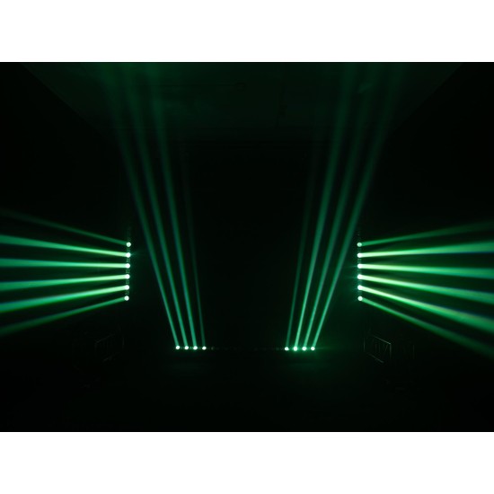 EUROLITE LED BAR-8 Swing QCL: Barra Effetto Luce Professionale con 8 Beams e Strobe