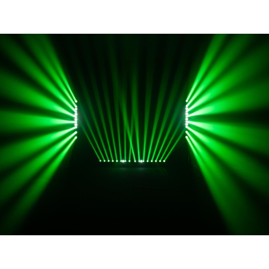 EUROLITE LED BAR-8 Swing QCL: Barra Effetto Luce Professionale con 8 Beams e Strobe