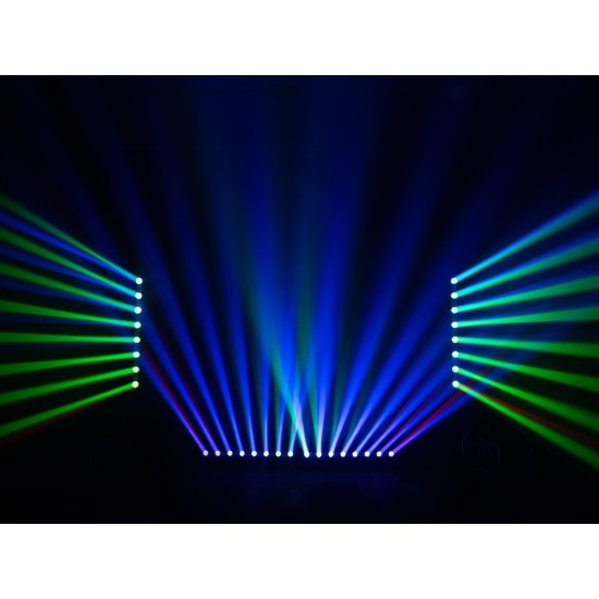 EUROLITE LED BAR-8 Swing QCL: Barra Effetto Luce Professionale con 8 Beams e Strobe