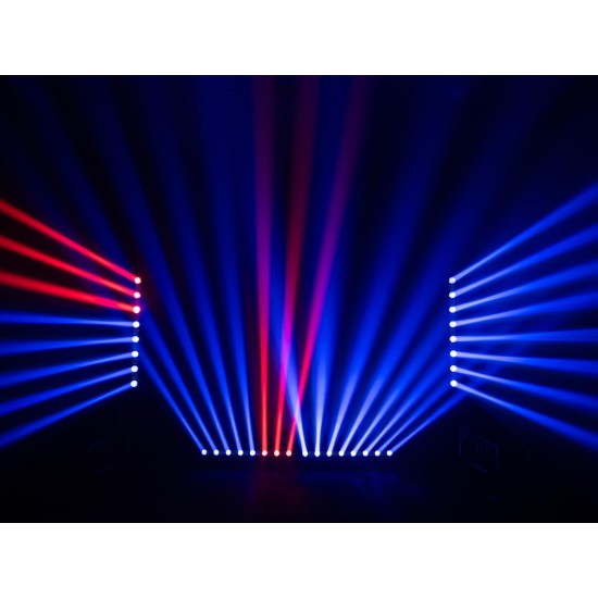 EUROLITE LED BAR-8 Swing QCL: Barra Effetto Luce Professionale con 8 Beams e Strobe