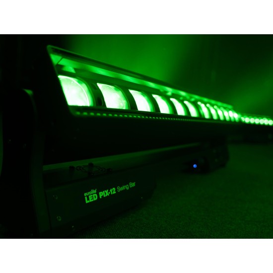 EUROLITE LED PIX-12 Swing QCL Zoom Bar - Barra LED Professionale con Zoom Motorizzato