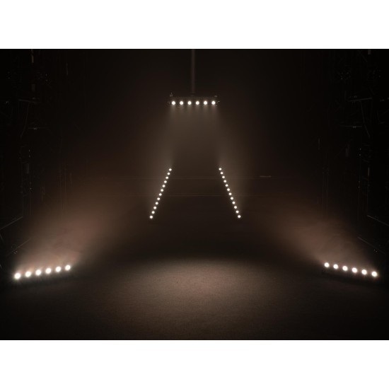EUROLITE LED BAR-12 QCL RGB+WW: Barra Proiettore LED da Palco con Effetto Luce DMX
