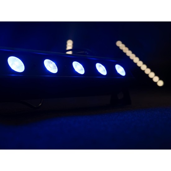 EUROLITE LED BAR-12 QCL RGB+WW: Barra Proiettore LED da Palco con Effetto Luce DMX