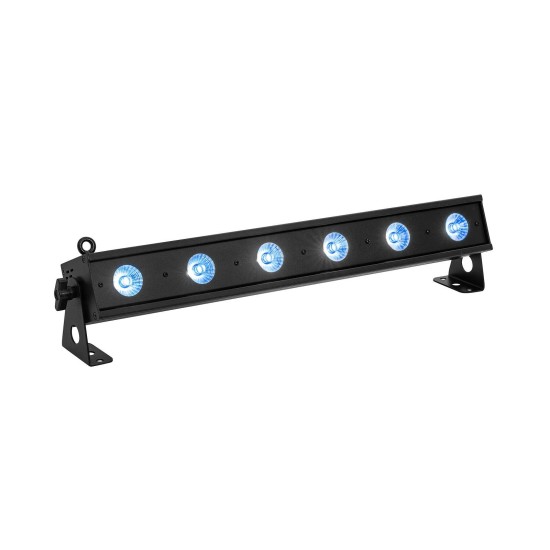 EUROLITE LED BAR-6 QCL RGB WW 60 cm – Barra LED con effetto luce scenografico DMX e temperatura colore variabile