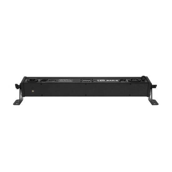 Barra LED EUROLITE BAR-6 QCL RGB+UV 60cm con 6 LED 4in1 da 4W, DMX e UV per effetti luce professionali