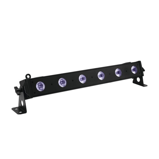EUROLITE LED BAR-6 QCL RGBA: Barra LED Professionale 6x4W per Effetti Luce con Controllo DMX
