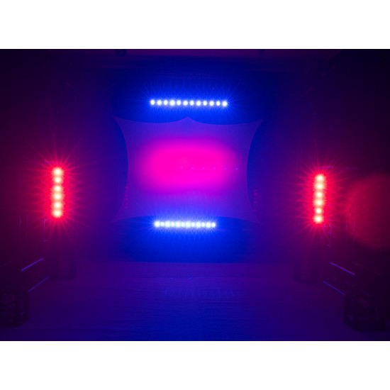 EUROLITE LED BAR-6 QCL RGBA: Barra LED Professionale 6x4W per Effetti Luce con Controllo DMX