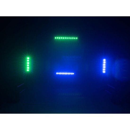 EUROLITE LED BAR-6 QCL RGBA: Barra LED Professionale 6x4W per Effetti Luce con Controllo DMX