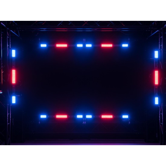 Barra LED EUROLITE PIX-144 RGB 1m - 144 LED SMD 3in1 con controllo DMX e 8 segmenti