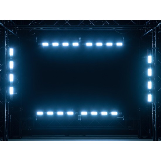 Barra LED EUROLITE PIX-144 RGB 1m - 144 LED SMD 3in1 con controllo DMX e 8 segmenti