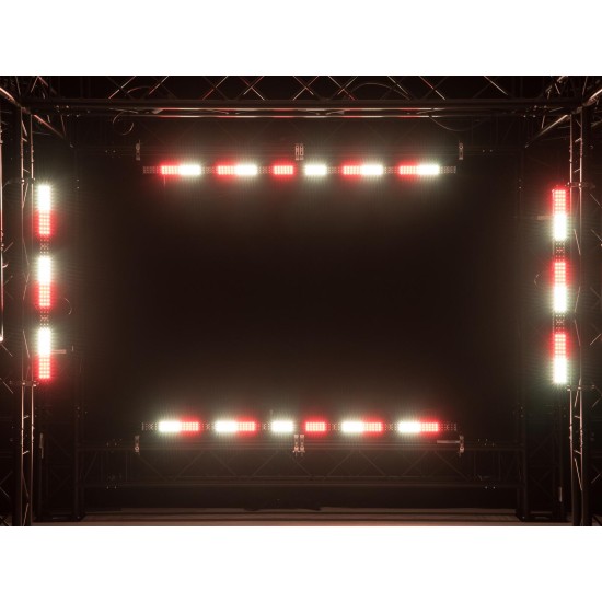 Barra LED EUROLITE PIX-144 RGB 1m - 144 LED SMD 3in1 con controllo DMX e 8 segmenti