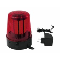 Lampeggiante auto polizia EUROLITE LED Police Light 108 LEDs rosso