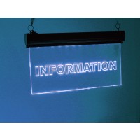 Insegna Luminosa Led Eurolite Information RGB