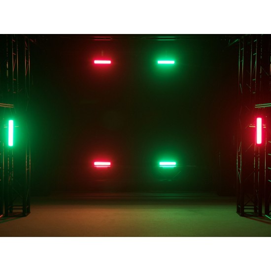 Lampada stroboscopica LED Strobe SMD PRO 132 DMX RGB strobo