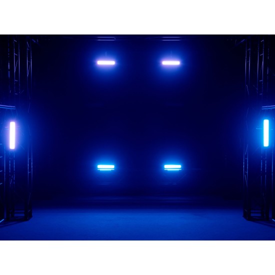 Lampada stroboscopica LED Strobe SMD PRO 132 DMX RGB strobo