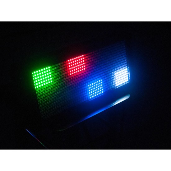 EUROLITE LED Strobe SMD PRO 864 RGB DMX con Effetto Luce Professionale